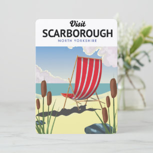 Invitation Affiche de Hastings North Yorkshire au bord de la 