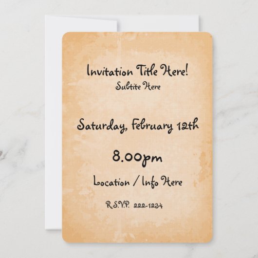 Invitation Affiche de vacances retro Ski Vermont (Dos)