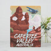 Invitation Affiche de voyage de Capertee Valley Australie (Debout devant)
