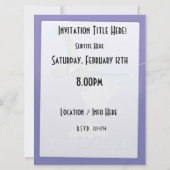 Invitation Affiche de voyage de l'île de Guana Îles Vierges b (Dos)