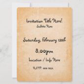 Invitation Affiche de voyage vintage Birmingham (Dos)