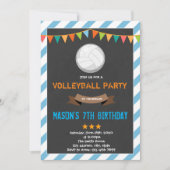 Invitation Affiche d'invitation de volley-ball (Devant)