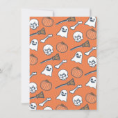 Invitation Affiche du concours de citrouille CARVING (Dos)