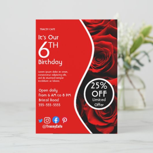 Invitation Affiche promotionnelle (Debout devant)