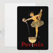 Invitation Affiche publicitaire pour le vin Pernis de Leonett (Devant / Derrière)
