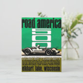 Invitation Affiche, Race Amérique 500, Elkhart Lake (Debout devant)