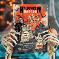 Affiche rétrospective du film d'horreur de Hallowe
