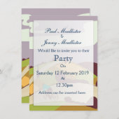 Invitation Affiche Vintage à vélo (Devant / Derrière)