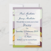 Invitation Affiche Vintage à vélo (Devant)