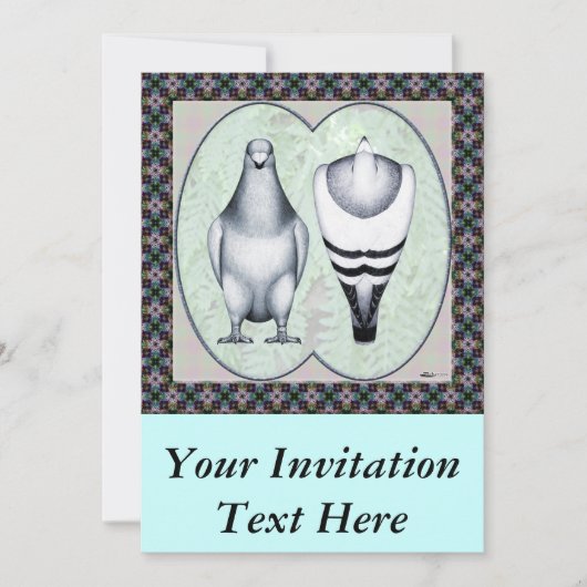 Invitation Afficher la norme Racer (Devant)