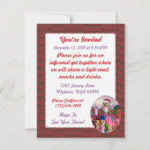 Invitation Afghanistan Hound Noël Surprise (Dos)
