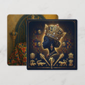 Invitation Africa Queen  (Devant / Derrière)