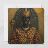 Invitation Africa Queen  (Dos)