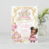 Invitation African Afro Princess Her Royal Three-ness Invitat (Debout devant)