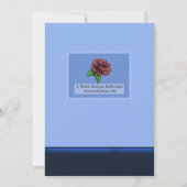 Invitation African American Boy and Cake Birthday (Dos)