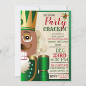 Invitation African American Ethnic Nutcracker Holiday Invita (Devant)