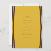 Invitation African Ankara Maroon Gold Floral Wedding Invitati (Devant)
