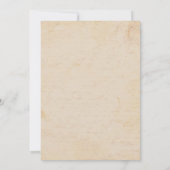 Invitation African Safari Elephants & Tree Vintage Wedding (Dos)