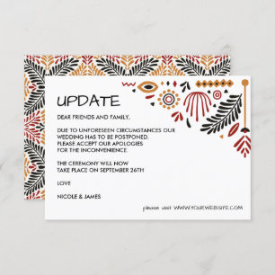 Invitation Africana   Actualisation du MARIAGE Ankara Kente