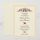 Invitation Africana Modern Africa Mariage de design (Devant / Derrière)