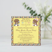 Invitation Afrique : Les bébés et les petits gâteaux américai (Debout devant)