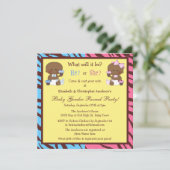 Invitation Afrique : Les bébés et les petits gâteaux américai (Debout devant)