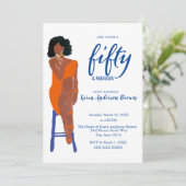 Invitation Afro-Américain 50 et Fab Orange (Debout devant)