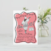 Invitation Afro-Américain Noir à main (Debout devant)