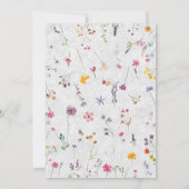 Invitation After Party Wildflower Garden Ivory Modern Wedding (Dos)