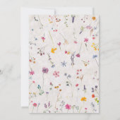 Invitation After Party Wildflower Garden Pink Blush Wedding (Dos)