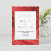 Invitation Agate Collection Poinciana Rouge (Debout devant)