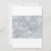 Invitation Agate moderne en marbre bleu et bracelet (Dos)