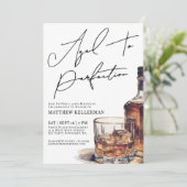 Invitation Âgé à la perfection Fête d'anniversaire masculine (Debout devant)