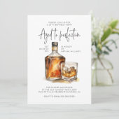 Invitation Âgé à la perfection Whiskey Homme anniversaire (Debout devant)