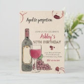 Invitation Âgé à l'invitation de perfection (Debout devant)