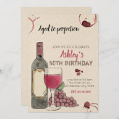 Invitation Âgé à l'invitation de perfection (Devant / Derrière)