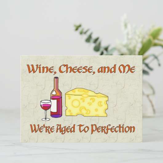 Invitation Âgé à perfection (Debout devant)