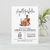 Invitation Âgé à Perfection 60e fête d'anniversaire de Whiske (Debout devant)