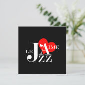 Invitation Âge du Jazz Argent 25e Anniversaire de Mariage (Debout devant)