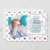 Invitation Âge d'un an (Devant)