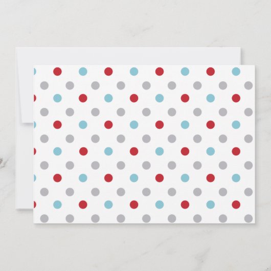 Invitation Âge d'un an (Dos)