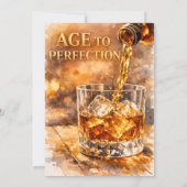 Invitation Aged To Perfection Men’s Birthday Party (Dos)