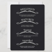 Invitation Aged to Perfection Whiskey Bottle Custom Birthday (Dos)