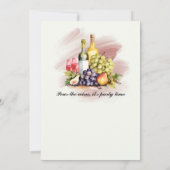 Invitation Aged to Perfection Wine Themed 40th Birthday Party (Dos)