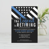 Invitation Agent de l'application de la loi du Parti de la re (Debout devant)