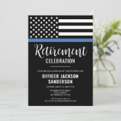 Invitation Agent de police de la retraite (Debout devant)