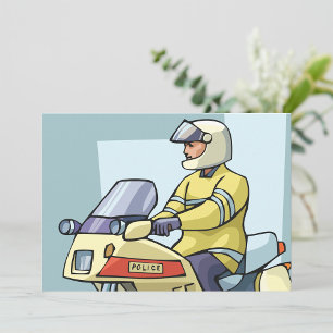 Invitation Agent de police moto Droit pénal