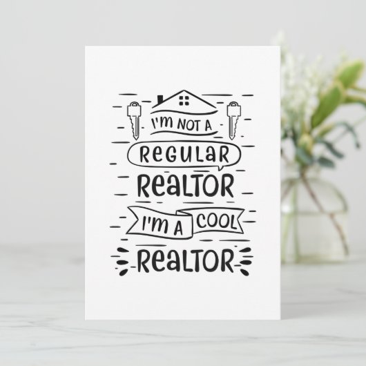 Invitation Agent immobilier (Debout devant)