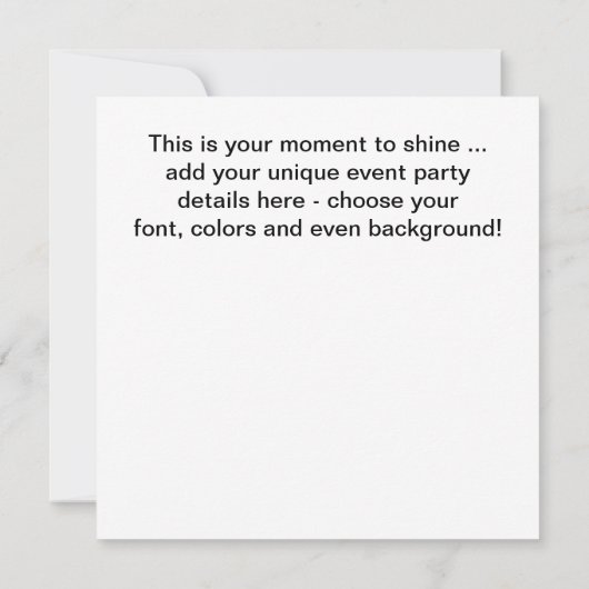 Invitation Agneau bébé mignon Anniversaire (Dos)