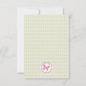 Invitation Agneau de baptême (Dos)